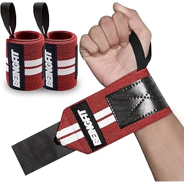 PRO パワーグリップ 筋力トレーニング・リストラップ(Black/黒, SM